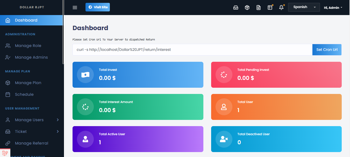 Dollar JPT (HYIP PRO) - A Modern HYIP Investment Platform